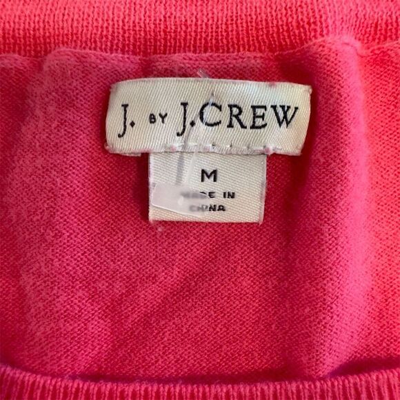 J. by J. Crew Women's Pink Long Sleeve Pullover Sweater Size M‎ - Picture 2 of 6